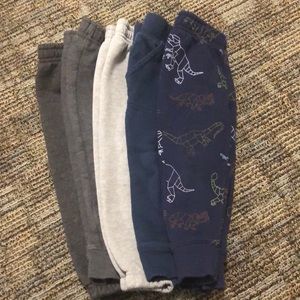 Five Pairs of 2T Boy Sweatpants